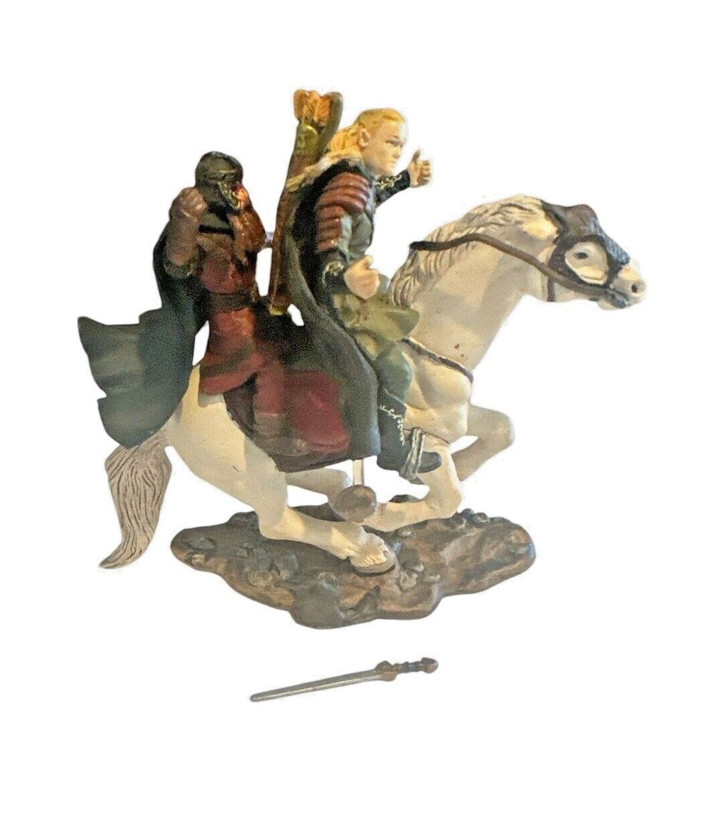 Lord of the Rings Legolas & Gimli on Horseback Warriors And Battle Beasts